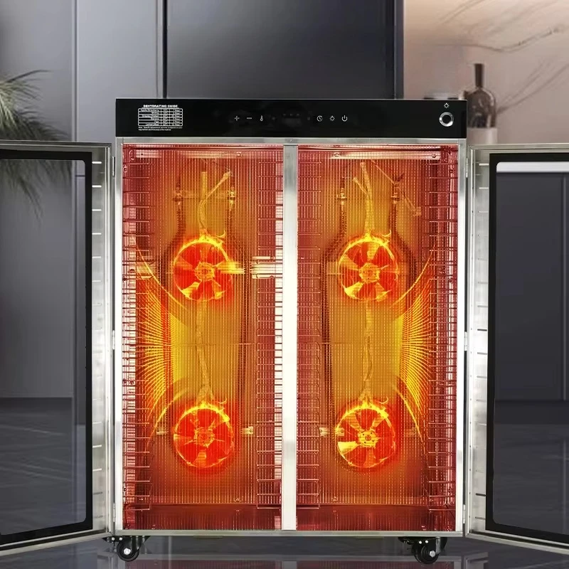 Industrial commercial food dehydrator 30-100 layer design, suitable for drying high-volume fruits, vegetables