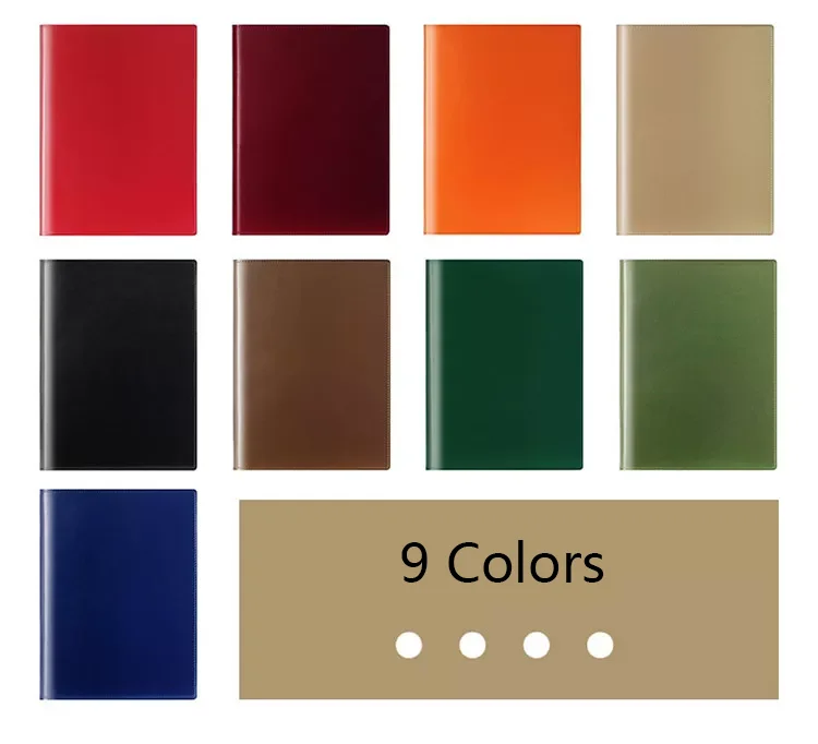 Genuine Leather Lined Pages A5 Notebook Logo Name Customize B5 A6 Sketch Book Diary Journal Student Gift - view 5