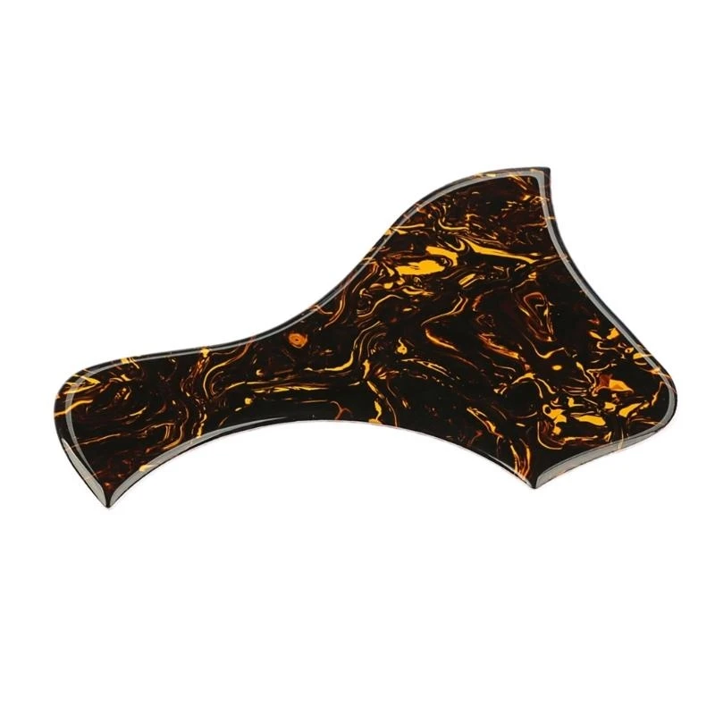 

Acoustic Guitar Anti-Scratch Guard Plate Yellow Pastes Pattern Guitar Pickguard Self-Adhesive Scratch Plate Easy Install