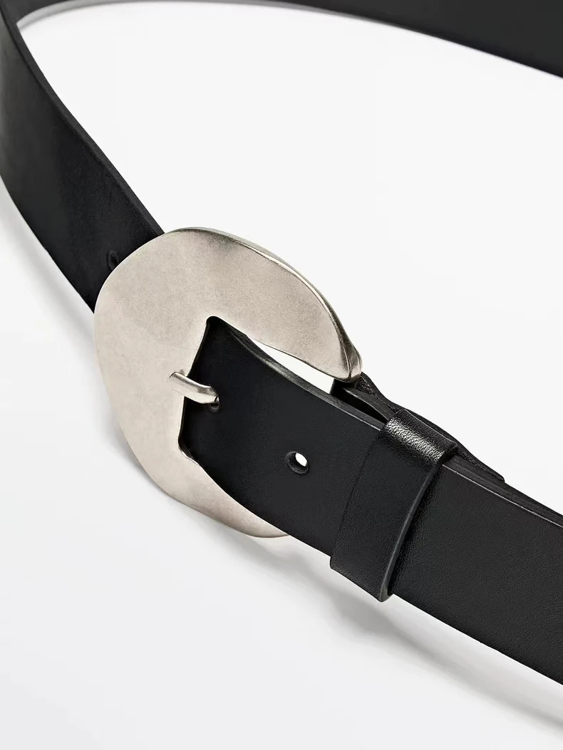 ceinture-de-mode-pour-femme-massinodutt-boucle-ovale-decoree-de-metal-cuir-veritable-napa-polyvalente-elegante-boucle-elliptique-noire
