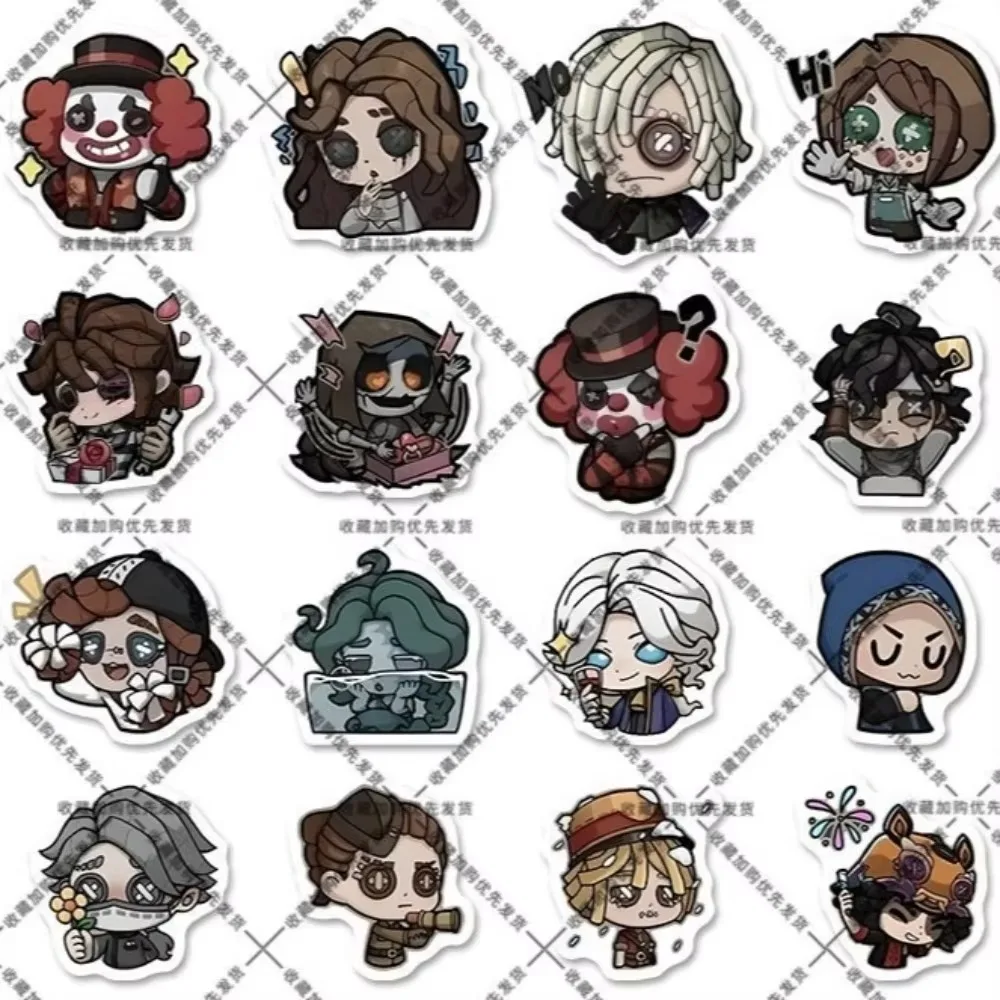 65Pcs Identity V Cute Q-version Stickers for DIY Laptop Phone Motorcycle Bike Car Kawaii Cartoon Fifth Personality Decals