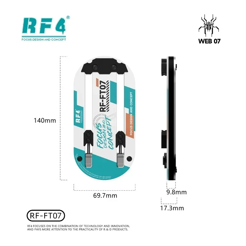 RF4 RF-FT07 Motherboard Repair Fixture Universal Mobile Phone PCB Holder CPU IC Soldering Clamps for Fixed Jig Tool
