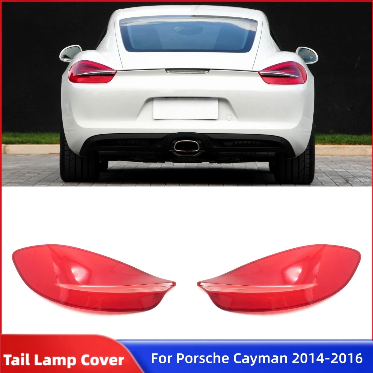 

For Porsche Cayman 981 GTS Boxster 2014 2015 2016 Car Rear Light Accessories Accessory Cars Rear Lamp Shell Lens Glass Shell