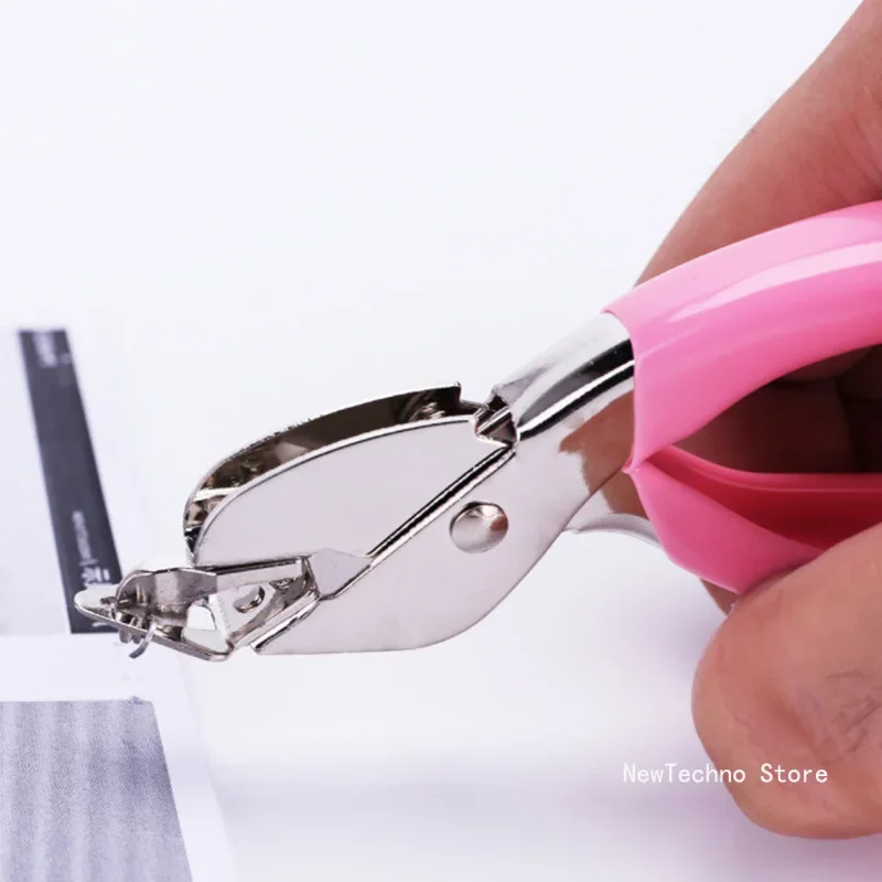 Mini Professional Handheld Lasting Pull Out Extractor Hefter Bindung Werkzeug Heavy Duty Langlebig Komfortable Metall Heftklammer Entferner