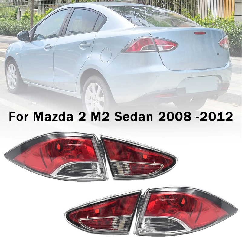 

Задний фонарь автомобиля для Mazda 2 M2 Sedan 2008-2012 Дальний тормозной фонарь Предупреждающий сигнал Стоп-сигнал без лампы Автомобильные аксессуары