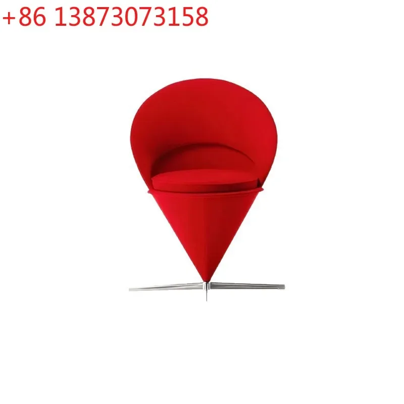 Simple fashion creative fabric designer single chair rotating leisure chair small single sofa chair