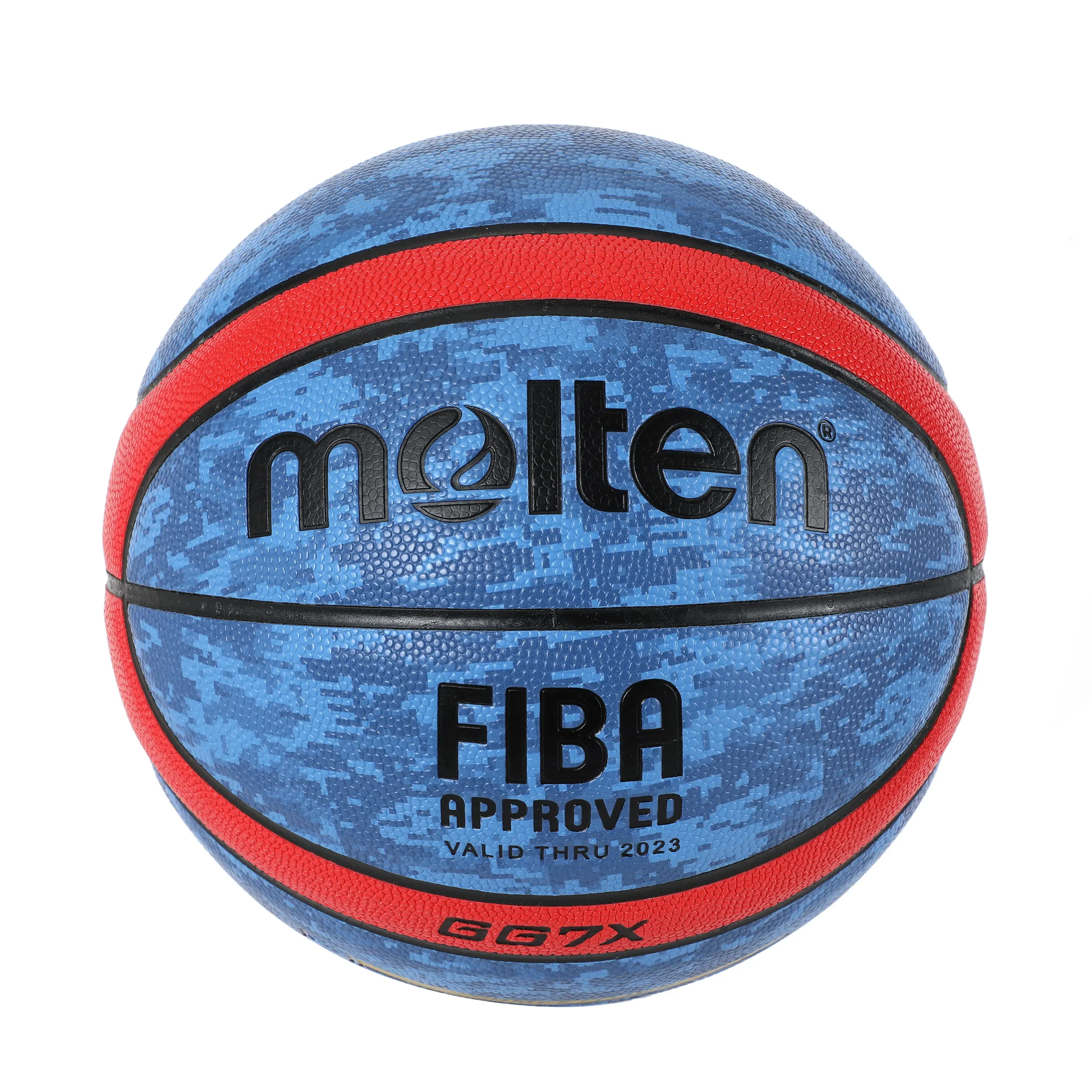 Molten-pelota de Baloncesto GG7X para hombre y mujer, balón oficial de cuero sintético para entrenamiento de partido en interiores y exteriores,