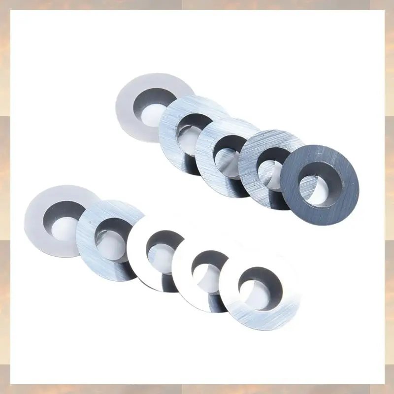 

Flash Trend 40Pcs Diameter 12Mm Round Carbide Cutter Insert Fits For Ci3 Wood Turning