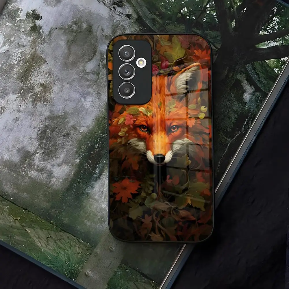 Leaves Fall Fox Hal… - image