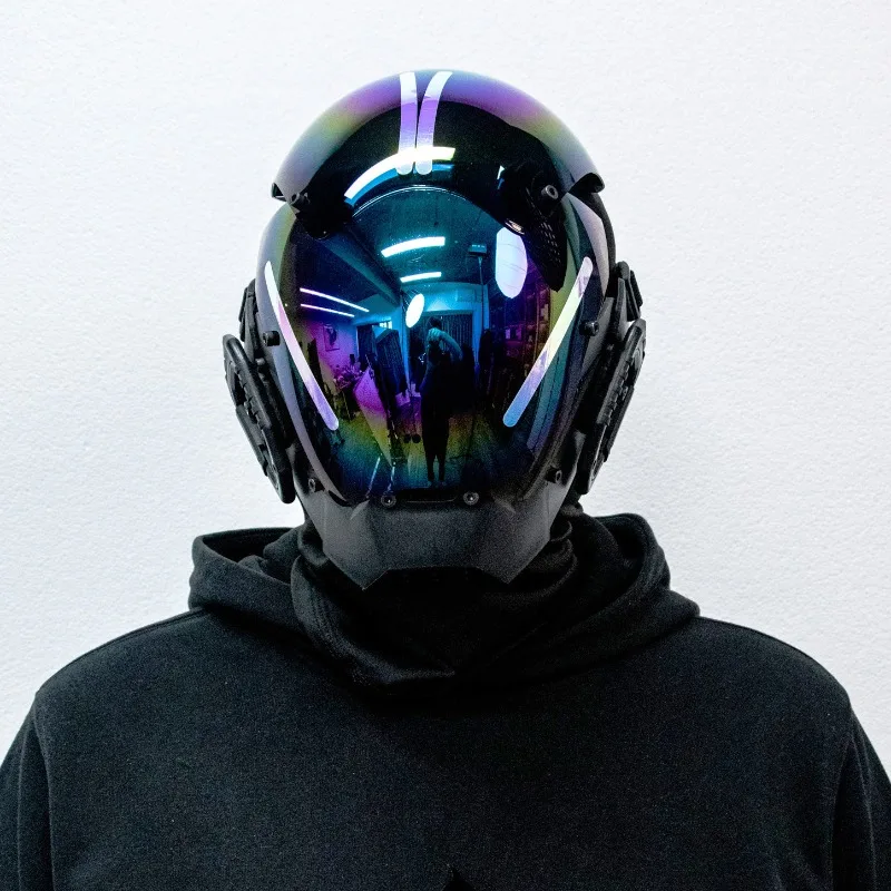 Punk Mask Style Technology Mask Mech Halloween Party Holiday Gift Party Carnival For Halloween Bar Party Gift