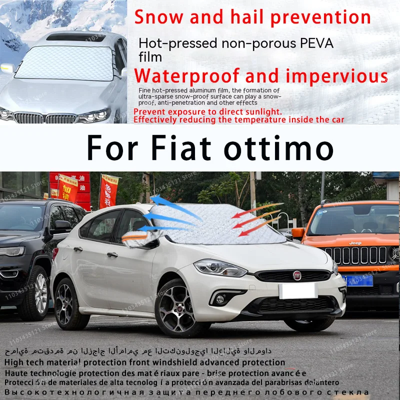 For Fiat ottimo the front windshield of a car is shielded from sunlight, snow, and hail  auto tools car accessories