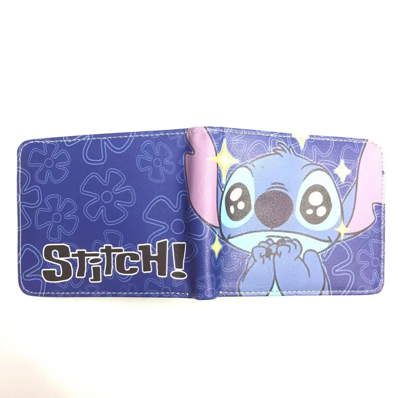 Lovely Cartoon  Wallet Stitch PU Leather Short Purse for Kids Wholesale