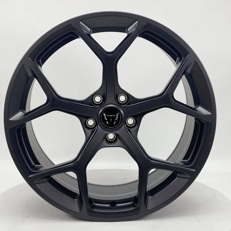 Factory Direct Sales Customizable Forged Aluminium Alloy Passenger Wheel Hubs 35mm ET Various Sizes with Matte Grey  Finish