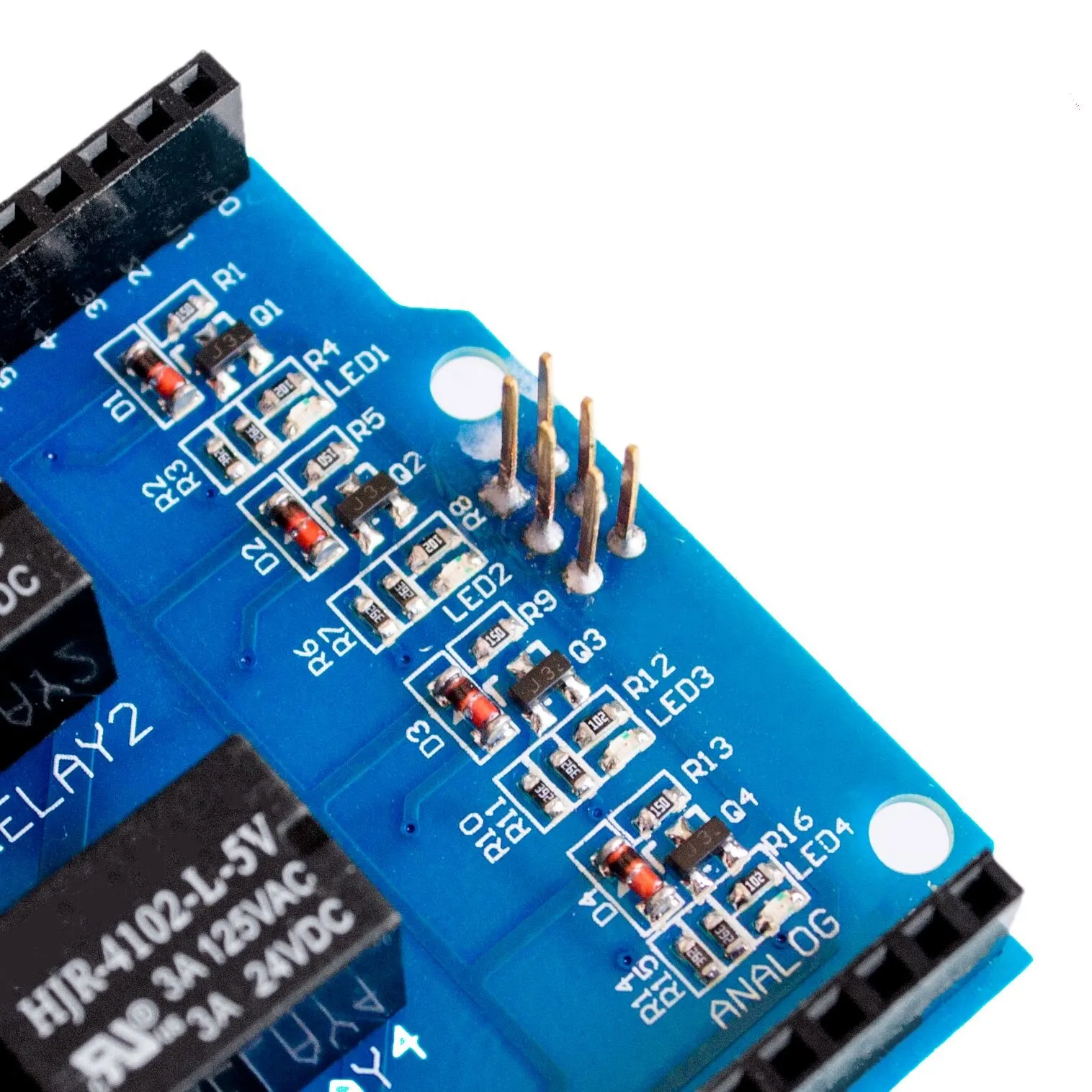 4 channel 5v relay shield module, Four channel relay control board relay expansion board for arduino For UNO R3 mega 2560