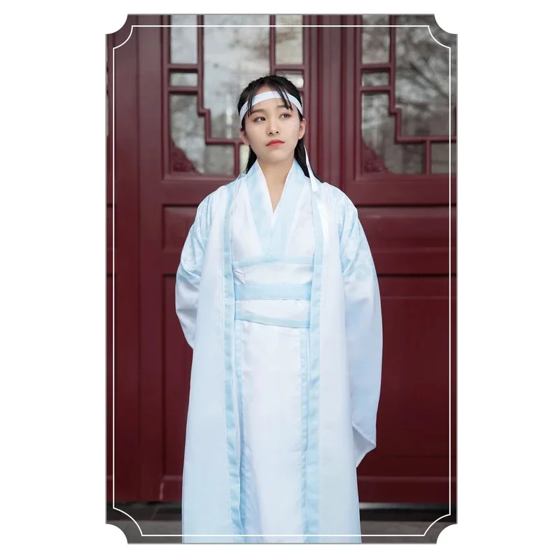 Dd12Lan Wangji Kostum Cosplay Mo Dao Zu Shi Asli LanZhan Wig Kuno Grandmaster Of Demonic Cultivation Kostum