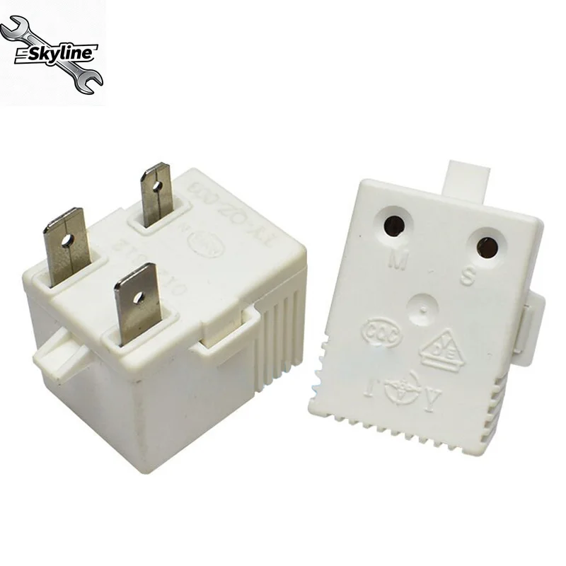 TY‑QZ‑003 3‑Pin Starter Protector Spare Part, Applicable to Rongsheng Hisense Haier Fridge Freezer