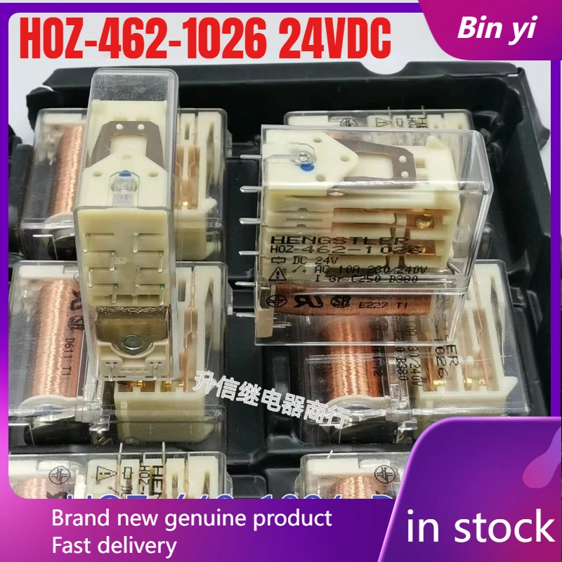 New 1pcs/lot HOZ-462-1026 24VDC 10A 10pins safety relay
