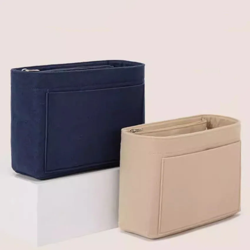Soft Pouch Organizer Felt Insert Inner Bag Handbag Insert Purse Liner for Longchamp Le Pliage Backpack Bag