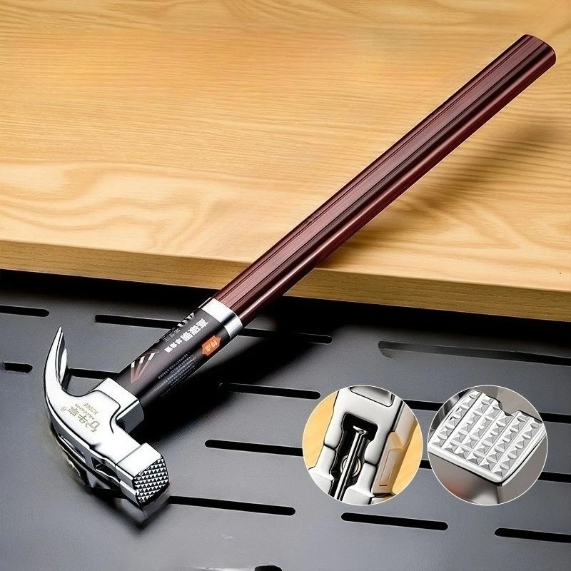 Household Claw Hammer Portable Light-weight Nail Hammer Strong Magnet Claws Hammers Anti-slip High Carbon Steel Nails Hammer