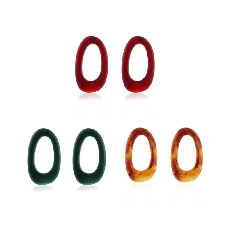 أقراط الصيف الهندسية، أقراط حمض الخليك، أقراط النسخة الكورية، مجوهرات جديدة لعام 2018، يتم إرسال قطعة واحدة على Behal #2