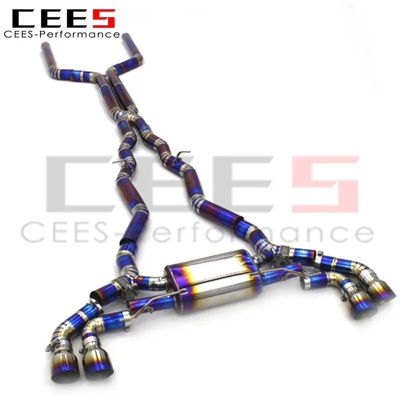 

cees Catback Exhaust System for BMW M5 F90 4.4T 2018-2023 Performance Exhaust Pipe Muffler SUS304/Titanium Escape Exhaust Pipes