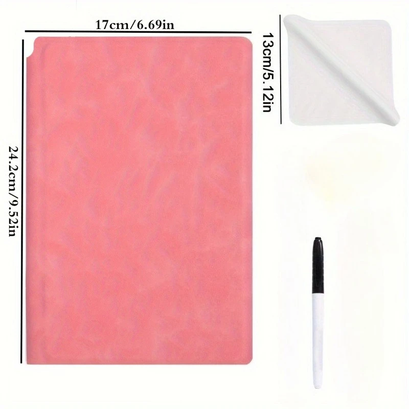 مجموعة سبورة بيضاء محمولة قطعة واحدة | سبورة بيضاء قابلة لإعادة الاستخدام مع قلم سبورة بيضاء، منزل، فصول الدراسية، رسم/عربشة/واجبات منزلية #3