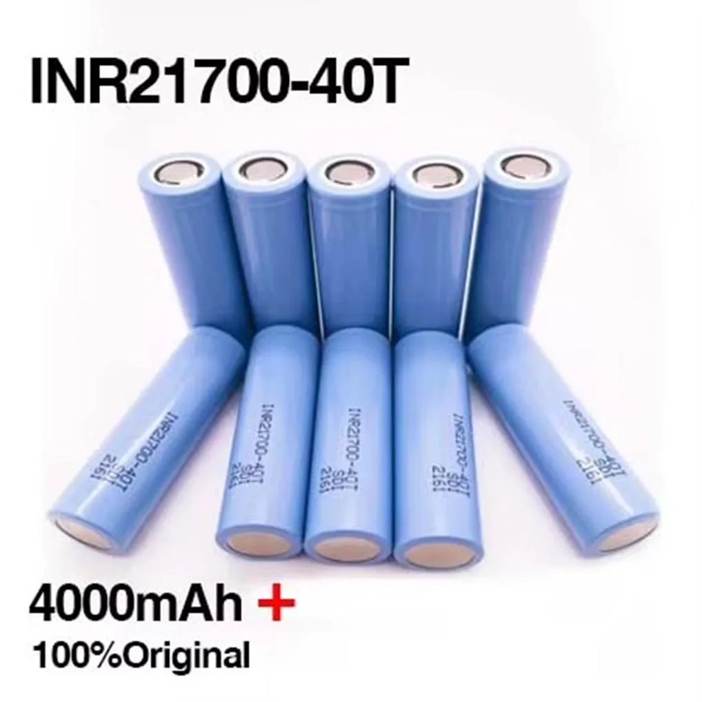 

Оригинальный литий-ионный аккумулятор 21700, 4,0 Ач INR21700-40T, 4000 мАч, 30 А, большой емкости с высоким разрядом для электроники
