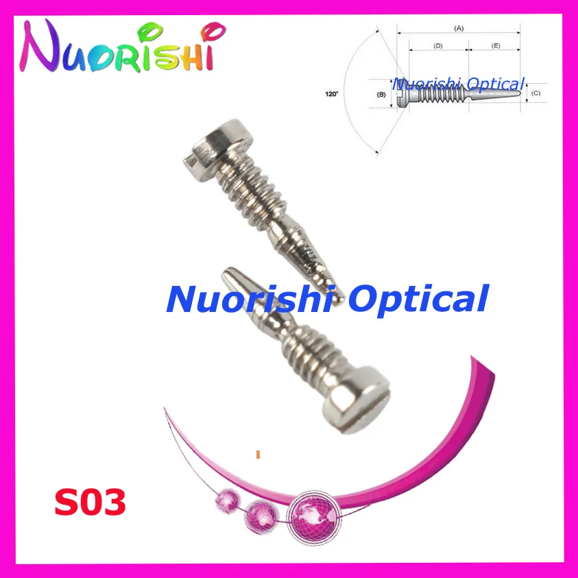 200pcs Glasses Self Tapping Breaking Screw Self Drilling Screws Small Package Accessories Many Sizes for Options S03