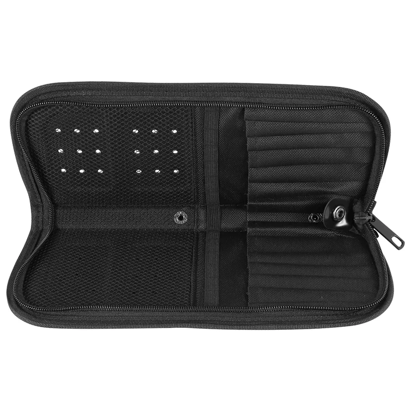 حامل فرشاة طلاء فنان بطول 29 سم، علبة فرشاة بسحاب لفرشاة ألوان مائية من الأكريليك الزيتي، مجموعة طلاء قابلة للتنفس