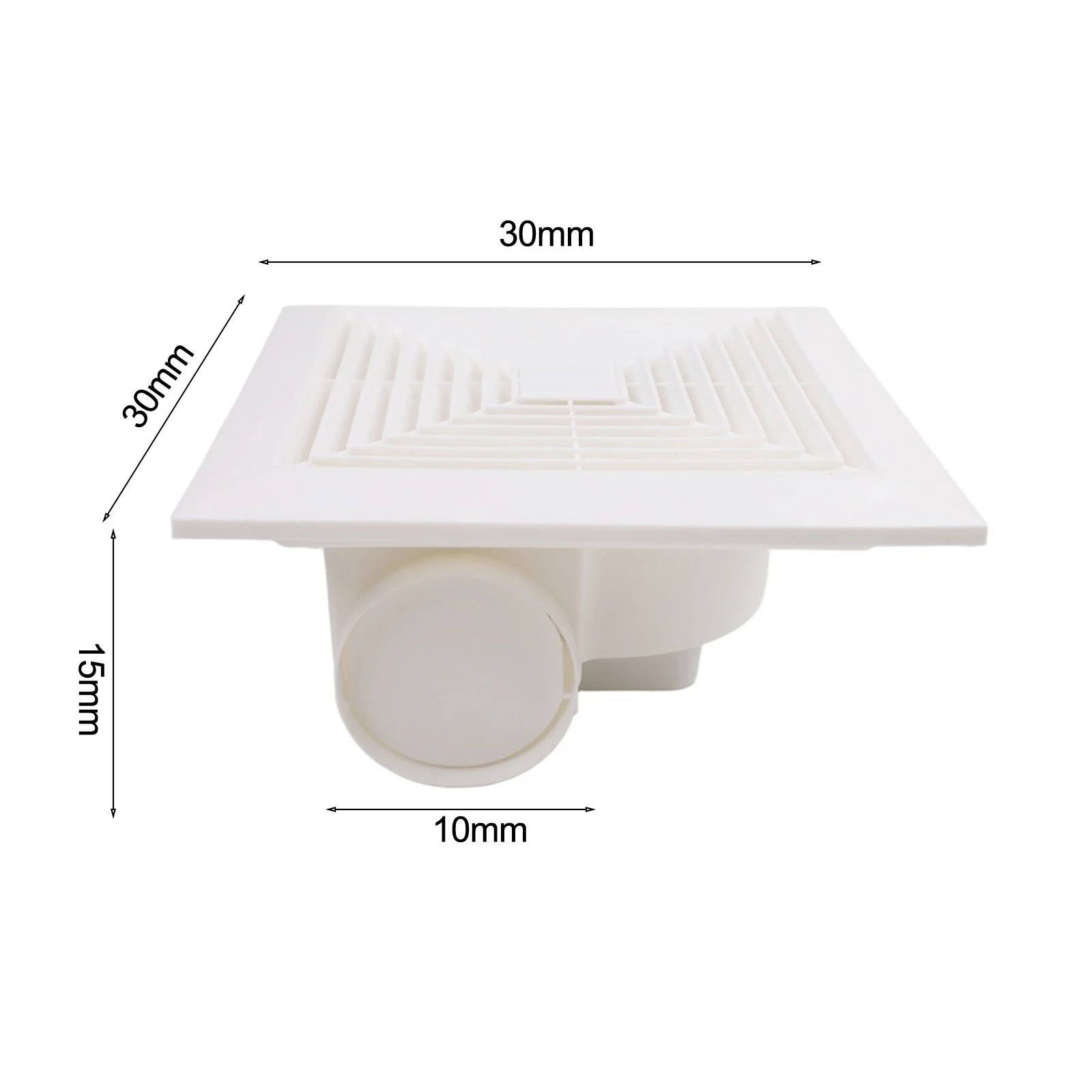 110 CFM Ceiling Ventilation Fan Built with Brushless DC Motor for Stable Air Exchange in Bathrooms Kitchens and Basements