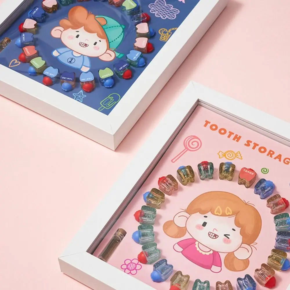 Organizer Keepsake Photo Frame Birthday And Shower Gift Teeth Storage Box Tooth Collection Case Baby Tooth Box Tooth Container