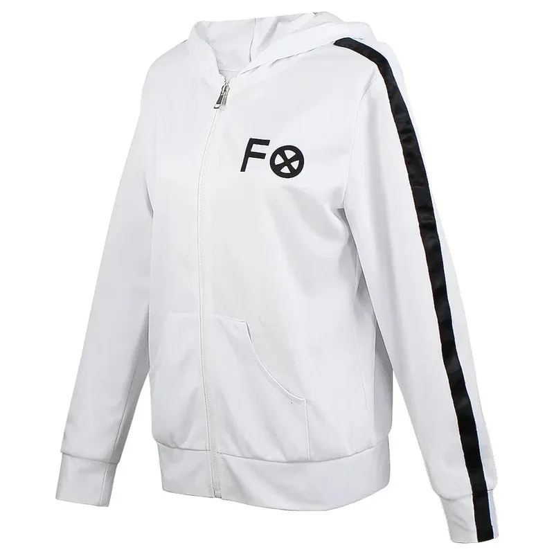 Anime Kemono Jihen Kon Cosplay disfraz chaqueta uniforme traje abrigo blanco pantalones guantes fiesta de Halloween cremallera sudaderas con capucha Setx;