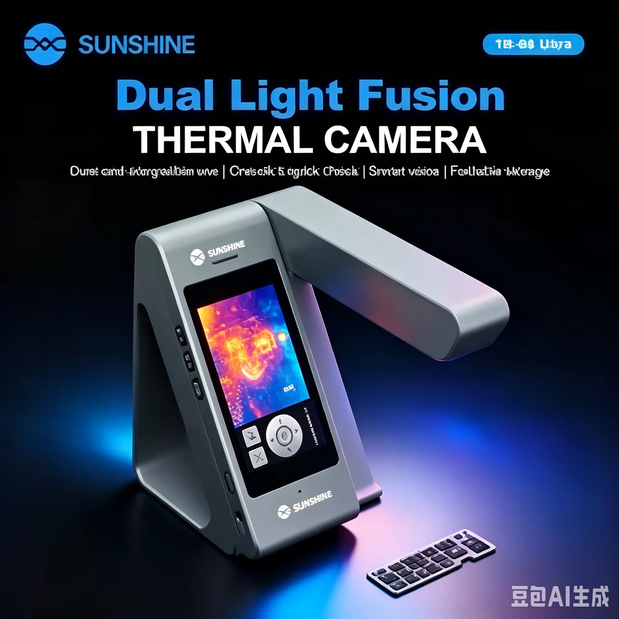 SUNSHINE Ultra-Infrared Thermal Imager: Detector for iPhone and Android PCB Motherboard Fault Diagnosis