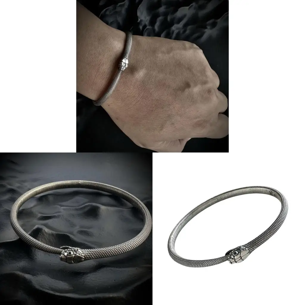  Ouroboros Design Bracelet  Symbolic Daily Wear Bangle Wrist Accessory For Mystical Jewelry Enthusiasts