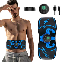 New EMS Electric Abdominal Slimming Belt Abs Muscle Stimulator Myostimulator Electric Weight Loss Body Fitness Slimming Massager