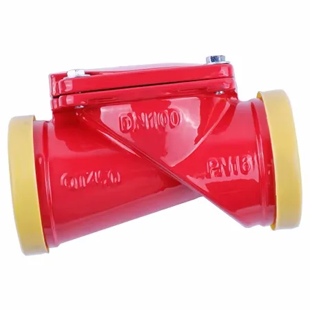 Automatic stop ductile iron groove-shaped rubber disc check valve, suitable for water/gas/oil, can be customized