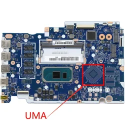 NM-D031 Placa-mãe portátil para Lenovo, Ideapad 3-15IIL05, UMA, Placa-mãe com CPU I7-1065G7, SWG RAM:4G, FRU 5B21B36560 5B20S44270