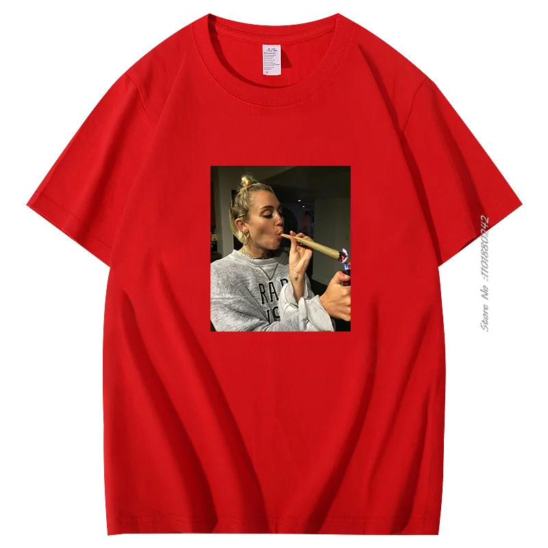 Ethan Peters Hannah Montana Cotton T-Shirt Harajuku Hipster Streetwear Unisex Fashion Summer High Quality Short Sleeve T-Shirts