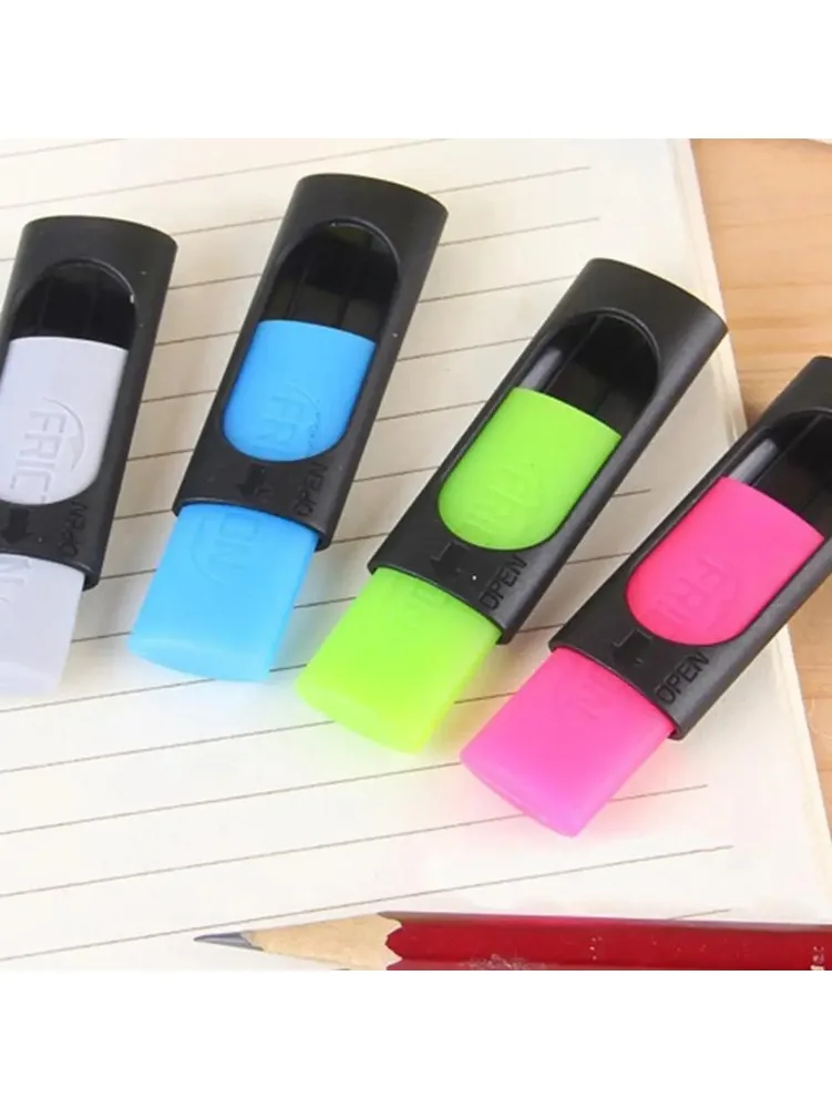 Stylo Gel effaçable haut de gamme, caoutchouc spécial sans laisser de n'importe quelle Trace, gomme pour stylo effaçable neutre, papeterie scolaire et de bureau, 1 pièce