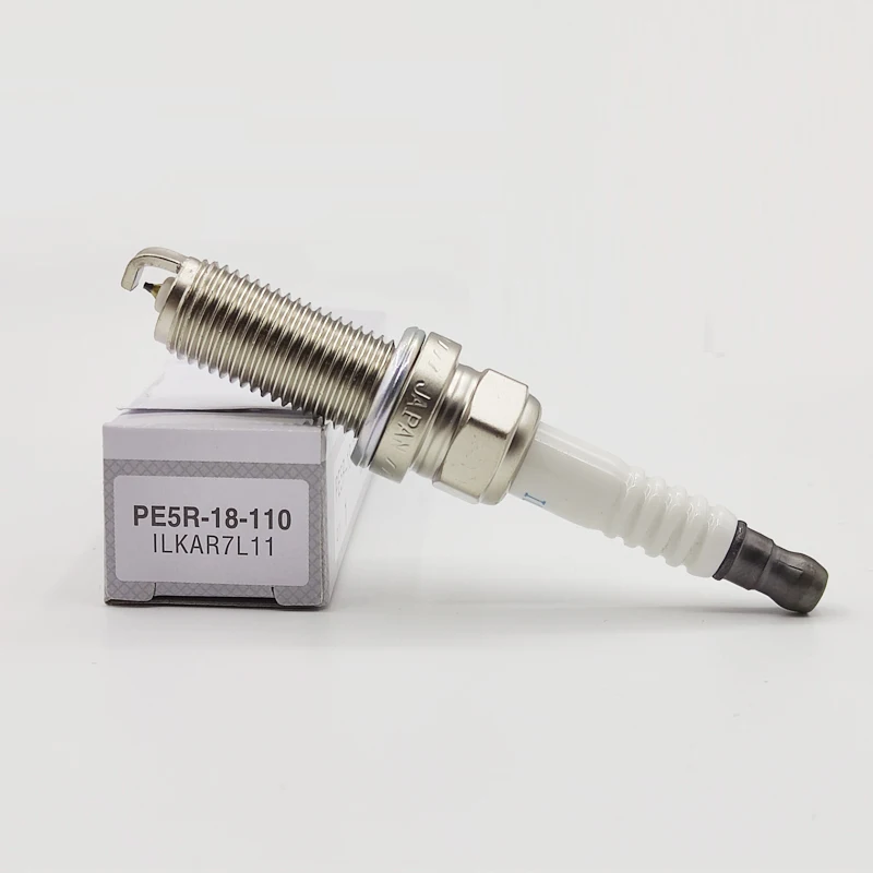 4/20pcs PE5R-18-110 ILKAR7L11 Iridium Spark Plug For Mazda 3 CX-3 MX-5 6 2.0L 2.5L Miata PE21-18-110 PE5R18110 94124