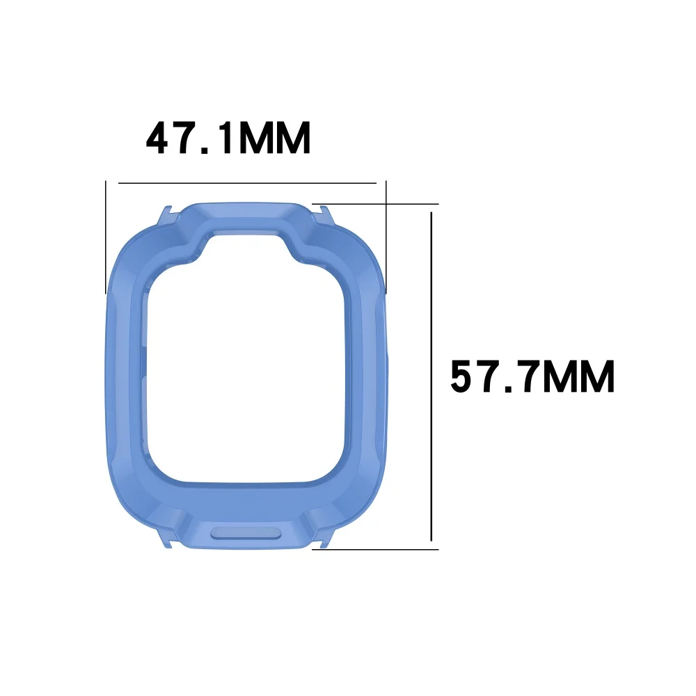 샤오미 레드미 어린이용 시계 보호 케이스 프레임 고품질 TPU 반패키지 슬림 스마트 워치 케이스