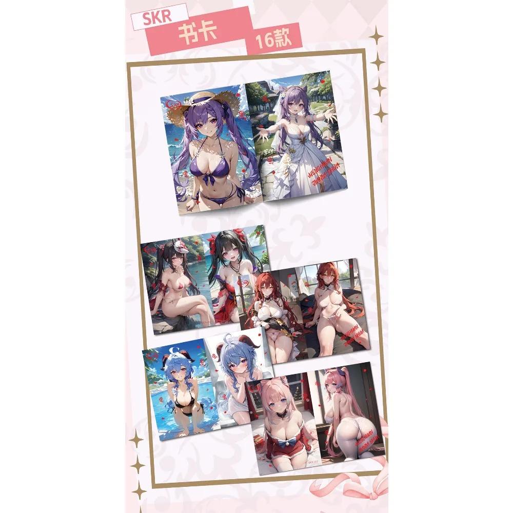 Dream Carnival Goddess Story Collection Cards Anime Games Beautiful Girl Visual Temptation Creative Book Cards Child Hobby Gift