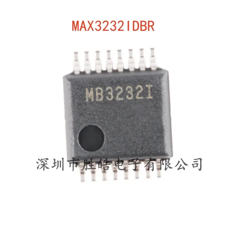 

(2PCS) NEW MAX3232IDBR RS-232 Line Driver / Receiver Chip SSOP-16 MAX3232IDBR Integrated Circuit