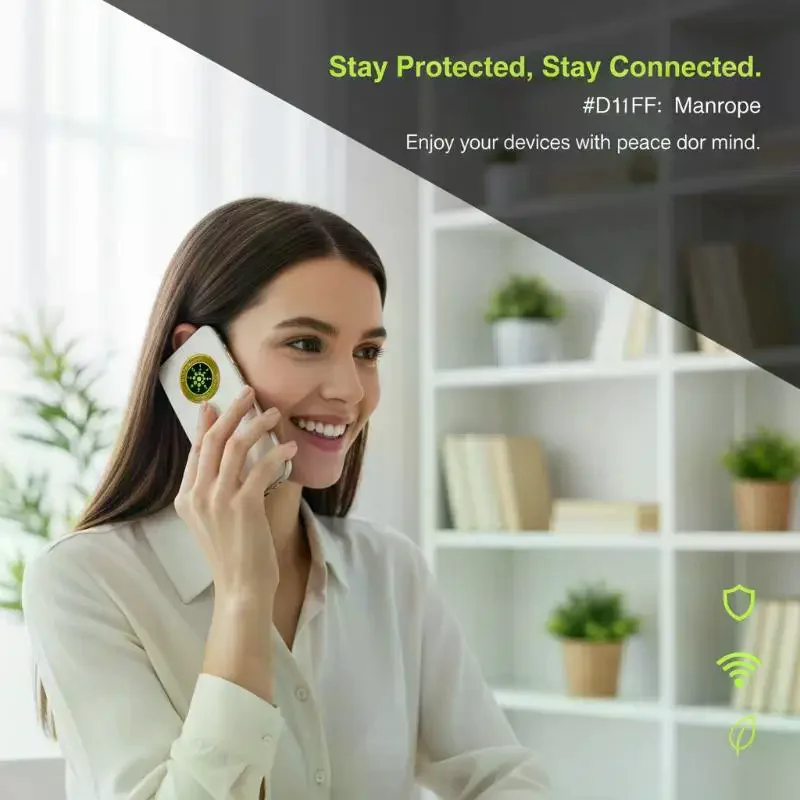 Anti-Radiation EMF Protection Stickers, Universal Cell Phone Barriers for Smart Phones, Computers & All Electronic Devices