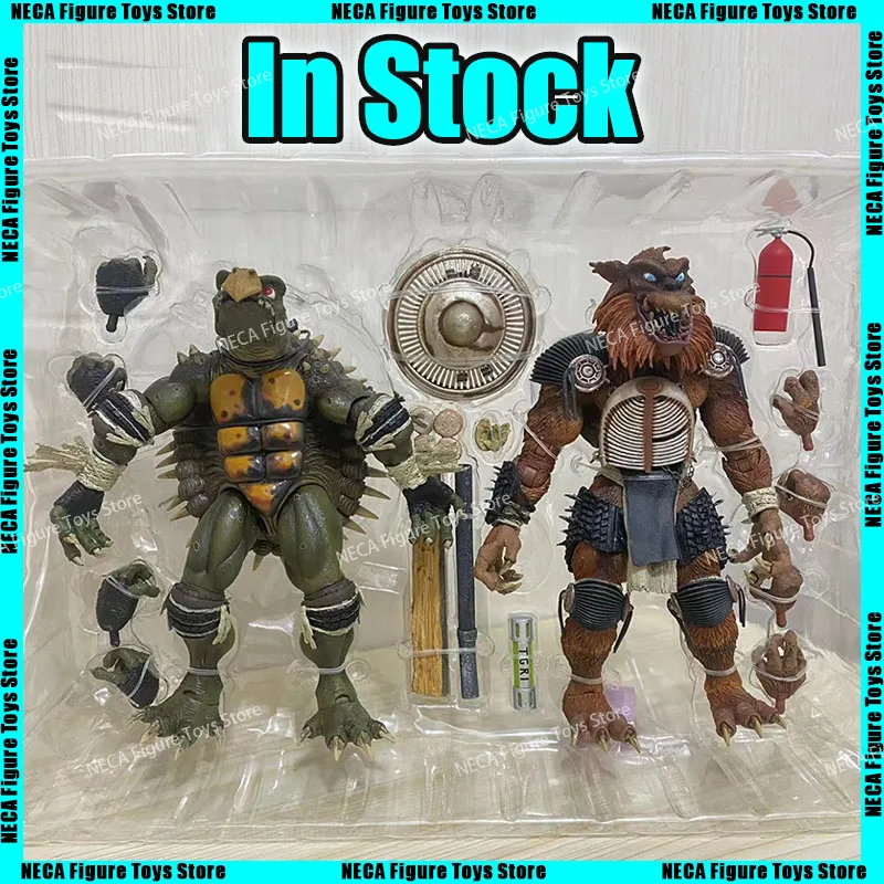 Auf Lager Neca 54127 Tokka Rahzar 2er-Pack Anime Action Figure Sammlung Puppe Modell Spielzeug Kind