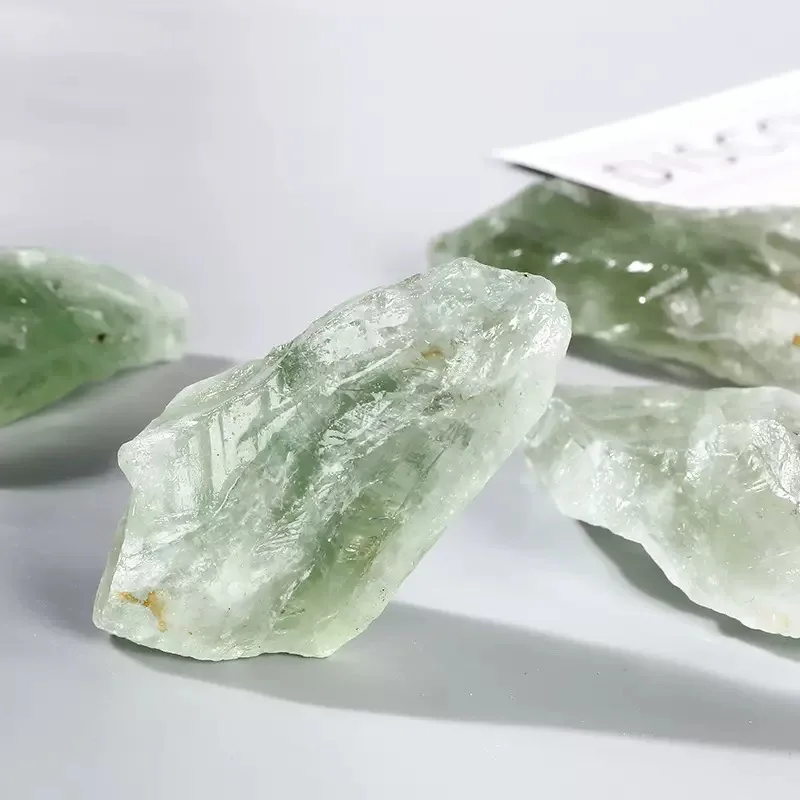 1/3pc Unpolished Natural Green Rock Stones Energy Spiritual Stones mineral gemstone rough stone specimen