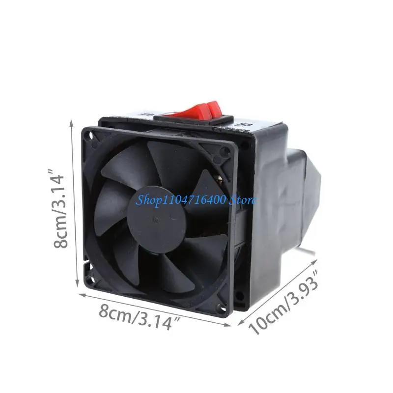 y1gd Portable 150W PTC Car Vehicle Heating Heater Hot Fan Defroster Demister for DC 1