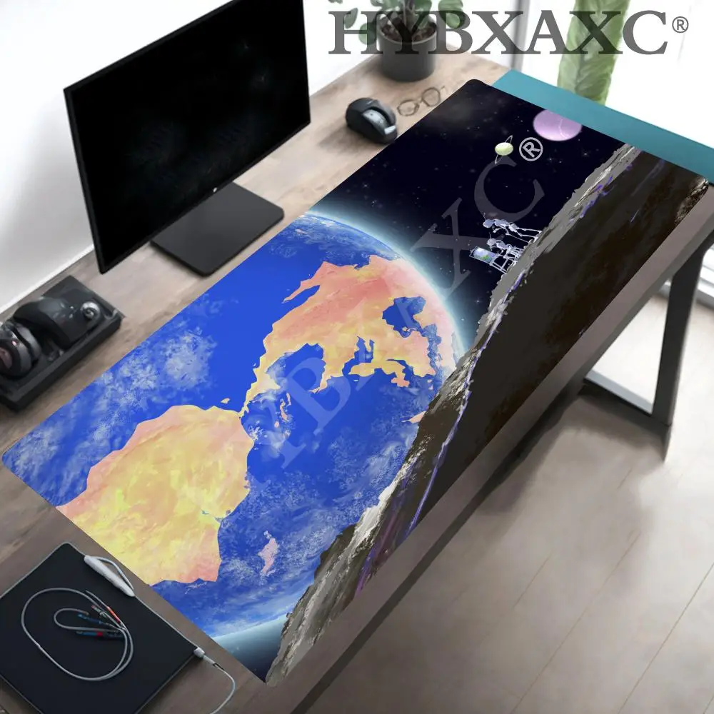 

HYBXAXC Cosmic Adventure Sci-Fi , Planet & Starry Night Gaming Mousepad Stable Smooth Table for Computer Keyboard Home Office