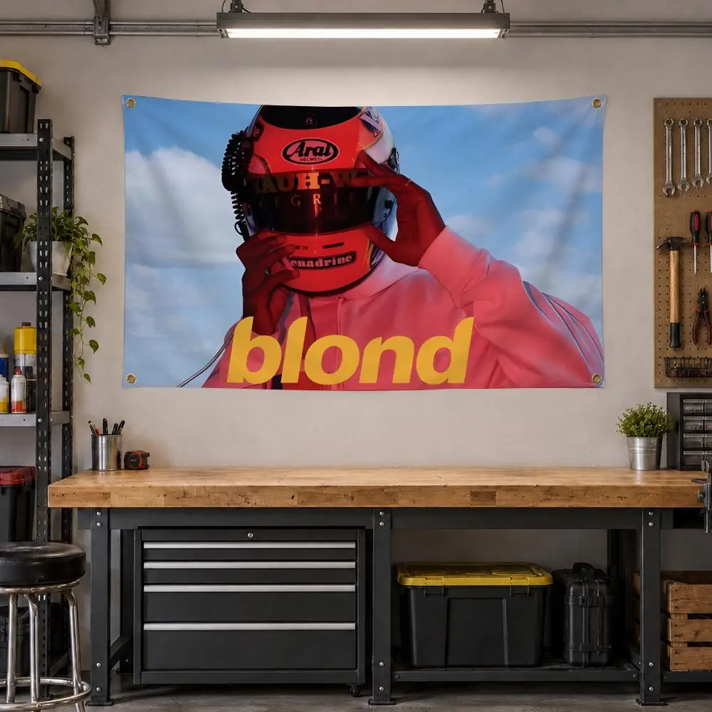 Rapper Frank Ocean R&B Flags Personalized Banner Flag Room Dorm Camping Picnic Garage Bar Outdoor Wall Decor