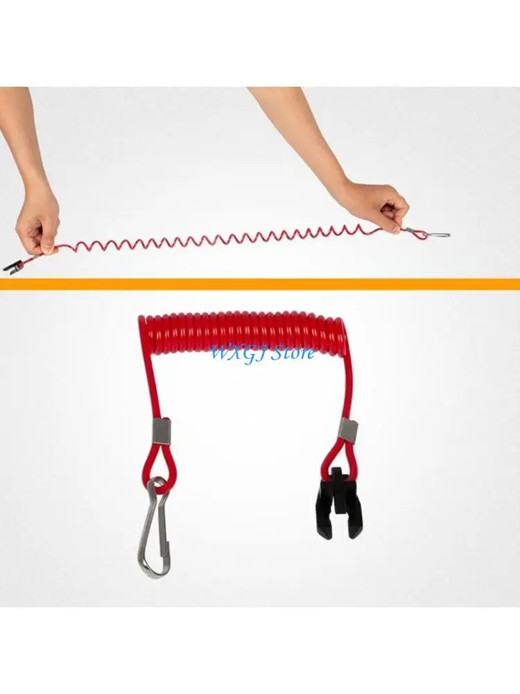 37JE Stop Cord Assembly with Red Coiled Lanyard for Repair 432230 MP28870